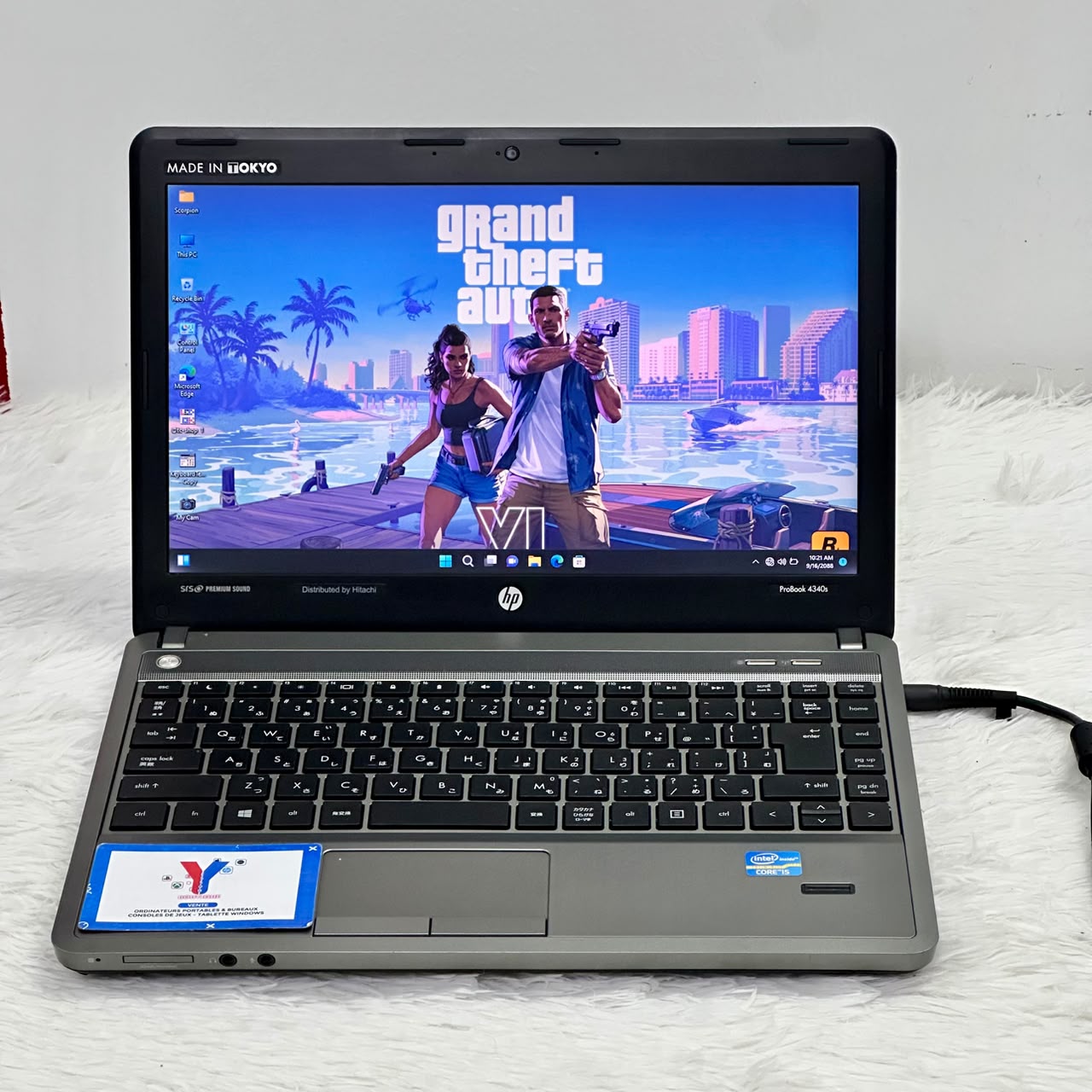 HP Probook 4340s Intel (R) Core(TM) i5  - 3210M CPU @ 2.50GHz  - 2.50GHz 13.3’’, 500 HDD - 8 Go Ram - Azerty